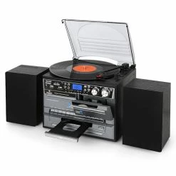 Auna Multimedia TC-386 Chaîne Stéréo 13 Auna Multimedia TC-386 Chaîne Stéréo -Multimedia Soldes Boutique 10000109 yy 0006 titel auna Stereoanlage APA USB MP3 Kassette CD reedit