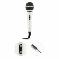 OneConcept Multimedia [second Choix] BTF11 Micro Dynamique -Multimedia Soldes Boutique 10003650 yy 0003 detail auna CD 202WH weisses Sprach und Gesangsmikrofon