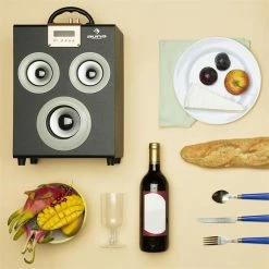 Auna Multimedia Central Park Enceintes Bluetooth 2.1 -Multimedia Soldes Boutique 10022755 yy 0003 ambient auna Central Park Bluetooth Lautsprecher silber