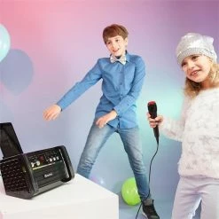 Auna Multimedia DiscoFever Chaîne Karaoké -Multimedia Soldes Boutique 10026826 yy 0003 ambient Auna karaoke player light effect