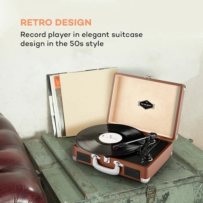 Auna Multimedia [second Choix] Peggy Sue Platine Vinyle Rétro – Image 2