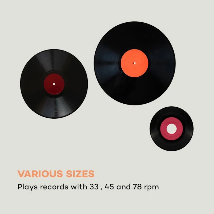 Auna Multimedia [second Choix] Peggy Sue Platine Vinyle Rétro – Image 6