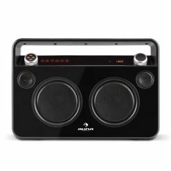 Auna Multimedia [second Choix] Bebop Ghettoblaster -Multimedia Soldes Boutique 10028659 yy 0004 front 02 Auna Bebop Ghettoblaster USB BT AUX schwarz
