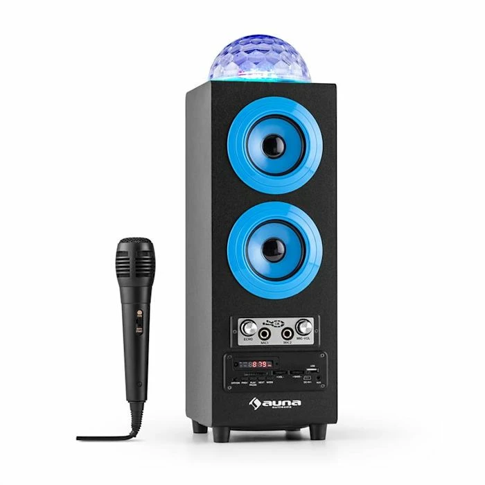 Auna Multimedia [second Choix] DiscoStar Blue Enceinte Bluetooth