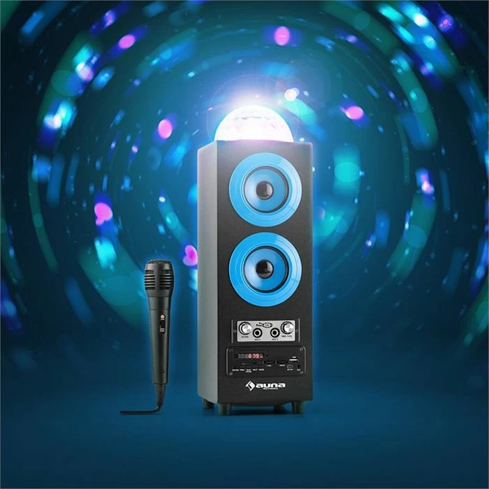 Auna Multimedia [second Choix] DiscoStar Blue Enceinte Bluetooth – Image 3