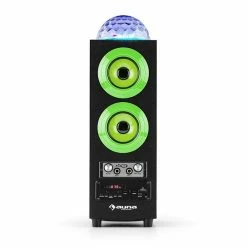 Auna Multimedia [second Choix] DiscoStar Green Enceinte Bluetooth -Multimedia Soldes Boutique 10028849 0004 detail auna DiscoStar Green Bluetooth Lautsprecher reedit v2