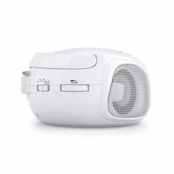Auna Lecteurs CD & MP3 [second Choix] Roadie CD Boombox -Multimedia Soldes Boutique 10029813 yy 0006 titel side auna Roadie Boombox CD AM FM Radio USB BT weiss 1