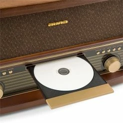 Auna Multimedia [second Choix] Belle Epoque 1906 DAB Chaîne Stéréo Rétro -Multimedia Soldes Boutique 10030662 yy 0005 detail auna Retro Microanlage DAB Plus USB CD MP3