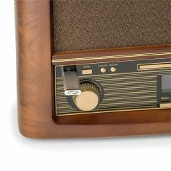 Auna Multimedia [second Choix] Belle Epoque 1906 DAB Chaîne Stéréo Rétro -Multimedia Soldes Boutique 10030662 yy 0006 detail auna Retro Microanlage DAB Plus USB CD MP3