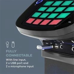 Auna Multimedia [second Choix] KaraBig Chaîne Karaoké Pour Enfants -Multimedia Soldes Boutique 10030796 uk 0006 logo auna KaraBig Karaokemaschine Bluetooth LED reedit