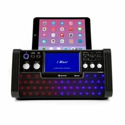 Auna Multimedia [second Choix] DiscoFever LED Chaîne Karaoké -Multimedia Soldes Boutique 10030797 yy 0003 detail auna DiscoFever LED Bluetooth Karaokeanlage schwarz