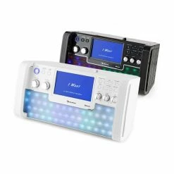 Auna Multimedia [second Choix] DiscoFever LED Chaîne Karaoké -Multimedia Soldes Boutique 10030798 yy 0008 variant auna DiscoFever LED Bluetooth Karaokeanlage weiss 1