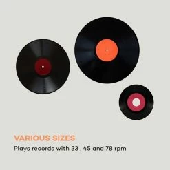 Auna Multimedia [second Choix] Peggy Sue Platine Vinyle Rétro -Multimedia Soldes Boutique 10031390 uk 0004 logo auna Peggy Sue Retro Plattenspieler creme