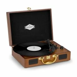 Auna Multimedia Peggy Sue Platine Vinyle Rétro