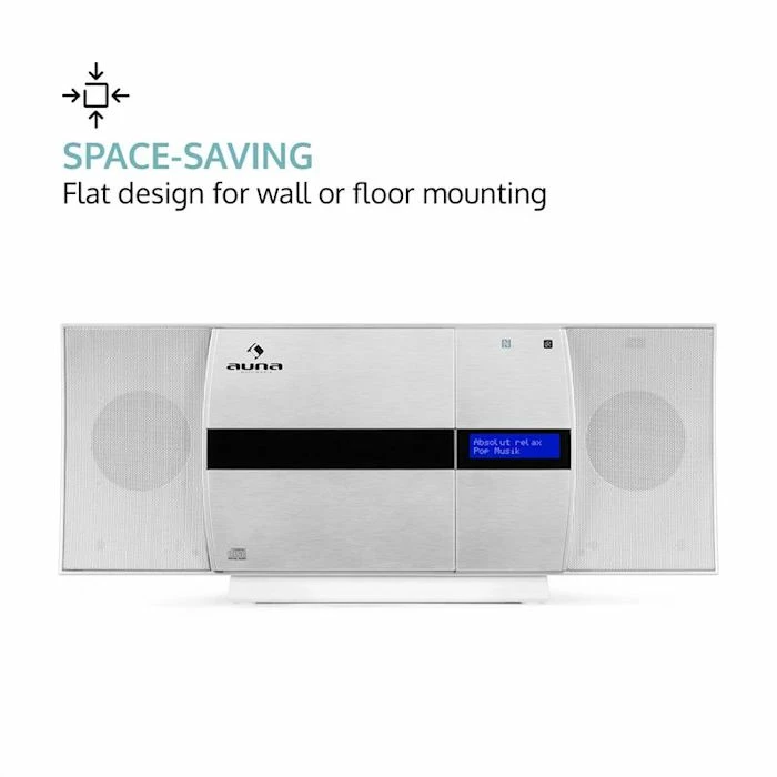 Auna Multimedia [second Choix] Chaîne Stéréo Verticale V-20 DAB – Image 4