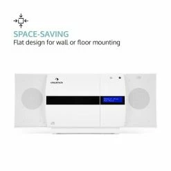 Auna Multimedia [second Choix] Chaîne Stéréo Verticale V-20 DAB -Multimedia Soldes Boutique 10031467 0004 logo auna V20 DAB Vertikal Stereoanlage weiss reedit