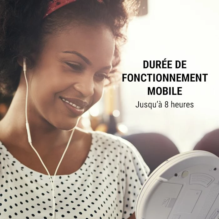 OneConcept Lecteurs CD & MP3 CDC 100MP3 Discman Lecteur CD MP3 & écouteurs LCD ASP- Blanc 4 OneConcept Lecteurs CD & MP3 CDC 100MP3 Discman Lecteur CD MP3 & écouteurs LCD ASP- Blanc – Image 2