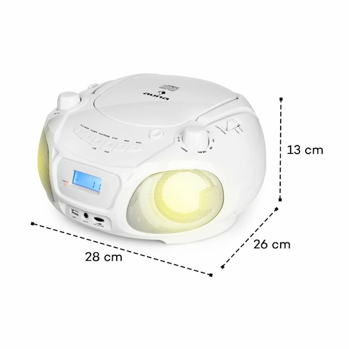 Auna Lecteurs CD & MP3 Roadie Sing CD Boombox 8 Auna Lecteurs CD & MP3 Roadie Sing CD Boombox – Image 6