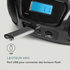 Auna Lecteurs CD & MP3 Roadie Sing CD Boombox -Multimedia Soldes Boutique 10032057 fr 0004 logo