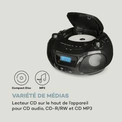 Auna Lecteurs CD & MP3 Roadie Sing CD Boombox -Multimedia Soldes Boutique 10032057 fr 0005 logo