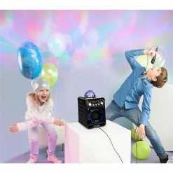 Multimedia Soldes Boutique -Multimedia Soldes Boutique 10032179 yy 0002 ambient auna Rockstar LED Karaokeanlage schwarz