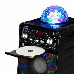 Auna Multimedia Rockstage LED Chaîne Karaoké -noir -Multimedia Soldes Boutique 10032179 yy 0004 detail auna Rockstar LED Karaokeanlage schwarz
