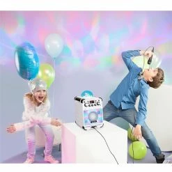 Multimedia Soldes Boutique -Multimedia Soldes Boutique 10032180 yy 0002 ambient auna Rockstar LED Karaokeanlage weiss