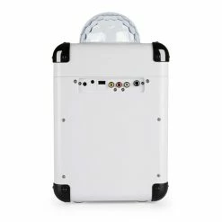 Auna Multimedia Rockstage LED Chaîne Karaoké -blanc -Multimedia Soldes Boutique 10032180 yy 0006 titel back auna Rockstar LED Karaokeanlage weiss