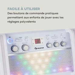 Auna Multimedia DiscoFever Chaîne Karaoké 2.0 BT -Multimedia Soldes Boutique 10032757 fr 0006 logo