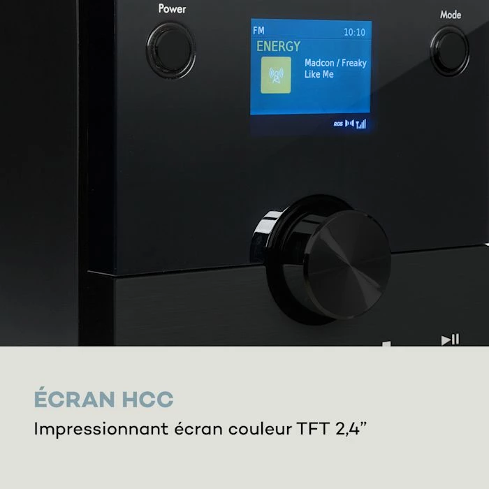 Auna Multimedia MC-30 DAB Micro Chaîne Stéréo 20W Max. 6 Auna Multimedia MC-30 DAB Micro Chaîne Stéréo 20W Max. – Image 4