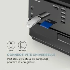 Auna Multimedia Chaîne Stéréo Rétro Oakland DAB -Multimedia Soldes Boutique 10033747 fr 0004 logo