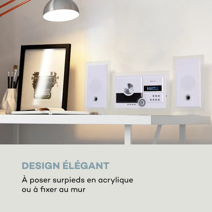 Auna Multimedia Stereo Sonic DAB+ Chaîne Stéréo 4 Auna Multimedia Stereo Sonic DAB+ Chaîne Stéréo – Image 2