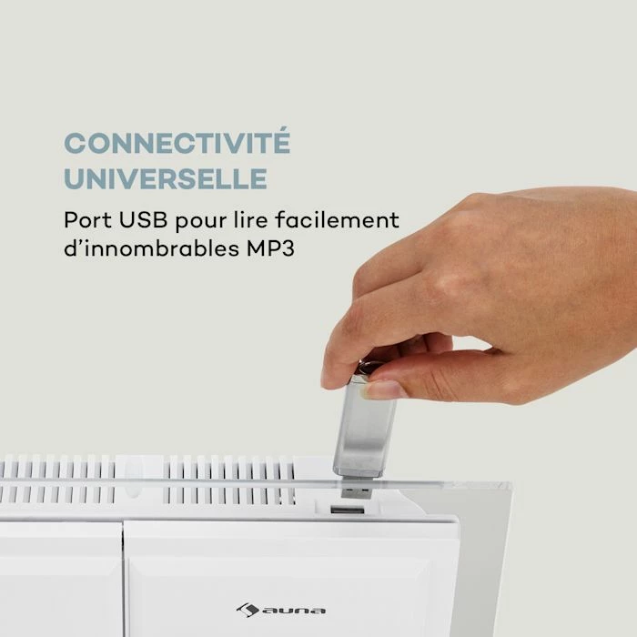 Auna Multimedia Stereo Sonic DAB+ Chaîne Stéréo 8 Auna Multimedia Stereo Sonic DAB+ Chaîne Stéréo – Image 6
