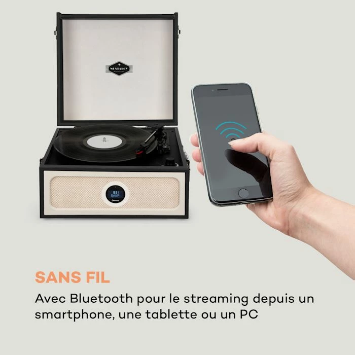 Auna Multimedia Sarah Ann DAB Platine Vinyle 6 Auna Multimedia Sarah Ann DAB Platine Vinyle – Image 4