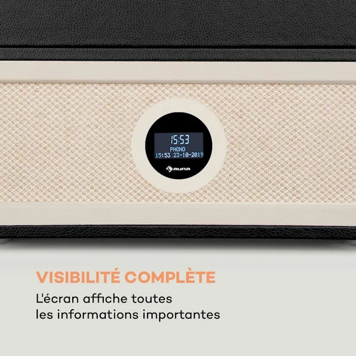 Auna Multimedia Sarah Ann DAB Platine Vinyle 8 Auna Multimedia Sarah Ann DAB Platine Vinyle – Image 6