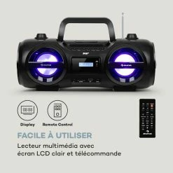 Auna Lecteurs CD & MP3 Soundblaster DAB Boombox 12 Auna Lecteurs CD & MP3 Soundblaster DAB Boombox -Multimedia Soldes Boutique 10035222 fr 0005 logo