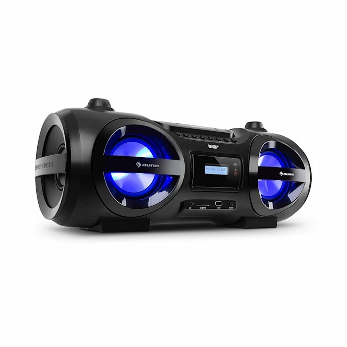Auna Lecteurs CD & MP3 Soundblaster DAB Boombox 3 Auna Lecteurs CD & MP3 Soundblaster DAB Boombox