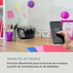 Auna Lecteurs CD & MP3 Harper CD Boombox -Multimedia Soldes Boutique 10035462 fr 0003 logo