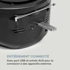 Auna Lecteurs CD & MP3 Harper CD Boombox -Multimedia Soldes Boutique 10035462 fr 0004 logo