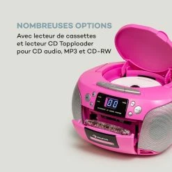 Auna Lecteurs CD & MP3 Harper CD Boombox -Multimedia Soldes Boutique 10035463 fr 0005 logo