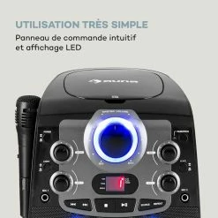 Auna Multimedia StarMaker 2.0 Système De Karaoké Fonction Bluetooth Lecteur De CD Avec Micro. -Multimedia Soldes Boutique 10035822 fr 0006 logo