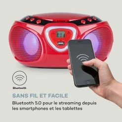 Auna Lecteurs CD & MP3 Roadie CD Boombox -Multimedia Soldes Boutique 10038357 fr 0003 logo