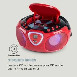 Auna Lecteurs CD & MP3 Roadie CD Boombox -Multimedia Soldes Boutique 10038357 fr 0005 logo