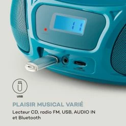 Auna Lecteurs CD & MP3 Roadie Sing CD Boombox -Multimedia Soldes Boutique 10038358 fr 0004 logo