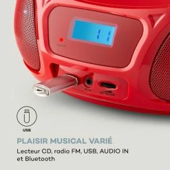 Auna Lecteurs CD & MP3 Roadie Sing CD Boombox -Multimedia Soldes Boutique 10038359 fr 0004 logo