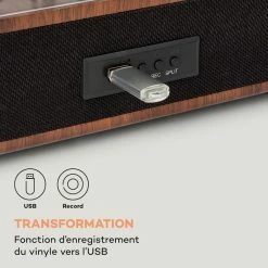 Auna Multimedia Platine Vinyle TT-Classic Plus -Multimedia Soldes Boutique 10038691 fr 0005 logo