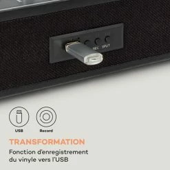 Auna Multimedia Platine Vinyle TT-Classic Plus -Multimedia Soldes Boutique 10038692 fr 0005 logo