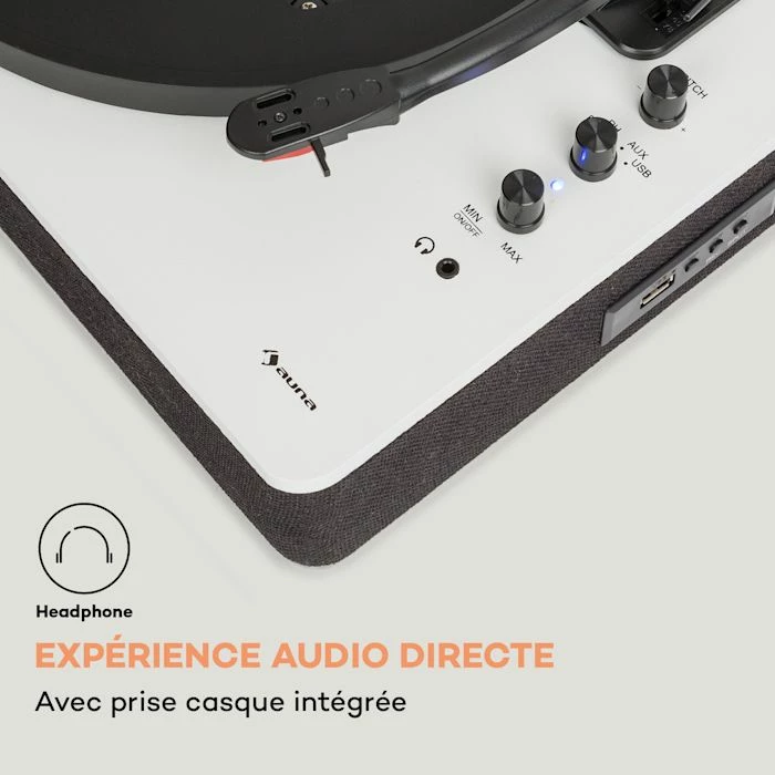 Auna Multimedia Platine Vinyle TT-Classic Plus 8 Auna Multimedia Platine Vinyle TT-Classic Plus – Image 6