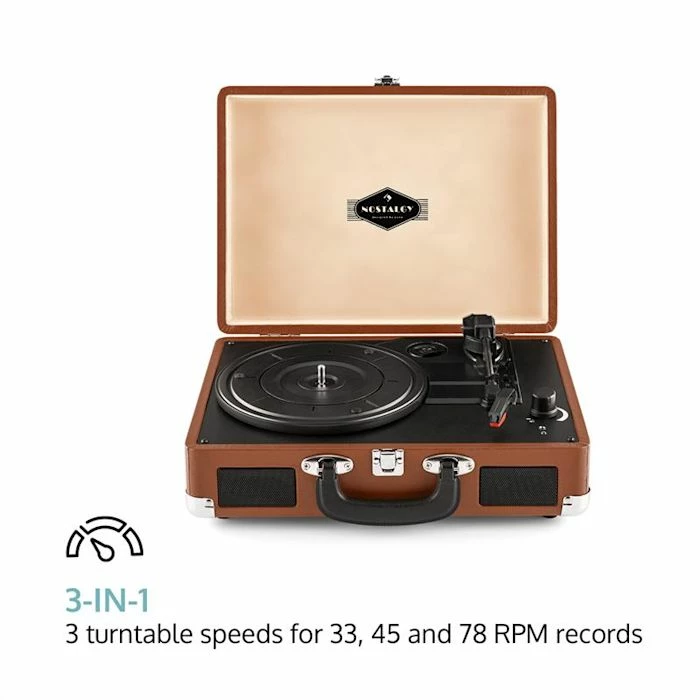 Auna Multimedia Peggy Sue Platine Vinyle Rétro – Image 2