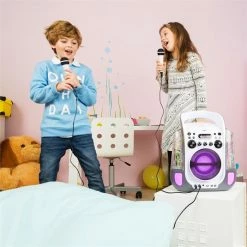 Auna Multimedia Kara Liquida Gris + Dazzl Mic Kit -Multimedia Soldes Boutique 60002100 yy 0003 ambient auna Kara Liquida Design Karaokeanlage grau